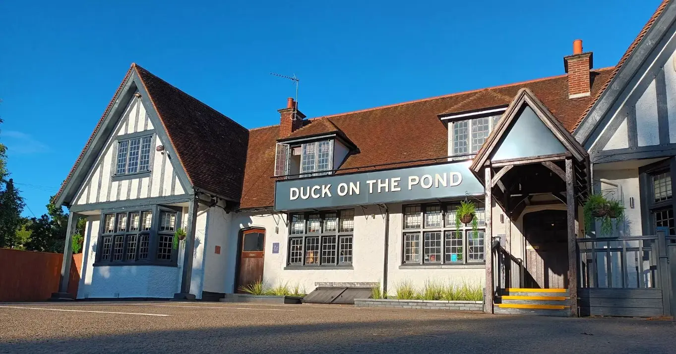 Front of the Duck on the Pond in Long Itchington